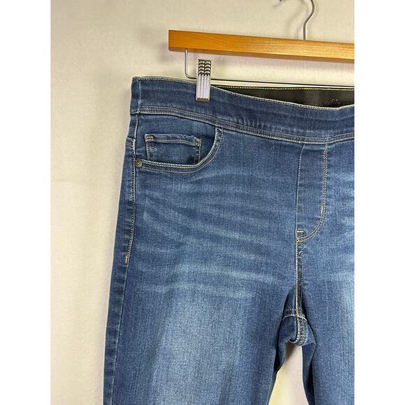 Woman's Flex Fit Recreation Skinny Jeans -‎ Size 12 Elastic Waistband Normcore - Picture 4 of 9